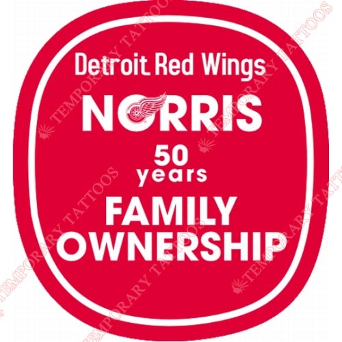 Detroit Red Wings Customize Temporary Tattoos Stickers NO.143